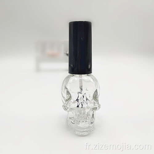 Bouteilles de vernis à ongles de crâne vide de luxe 10 ml